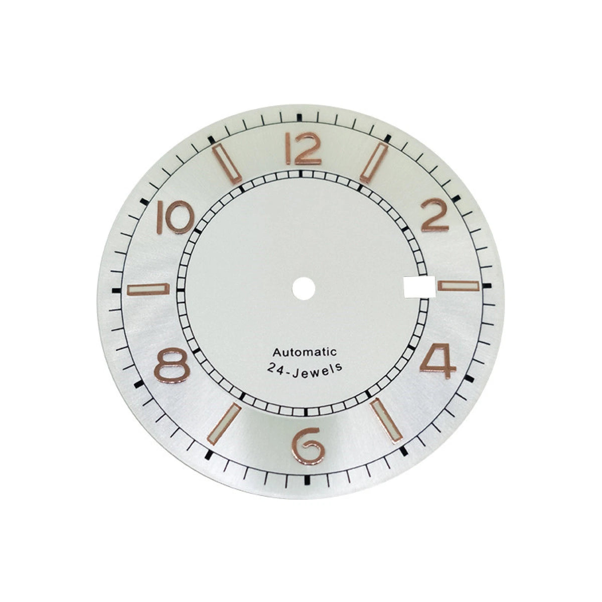 36.5mm Watch Dial with Green Luminous for NH35 Movement Repair