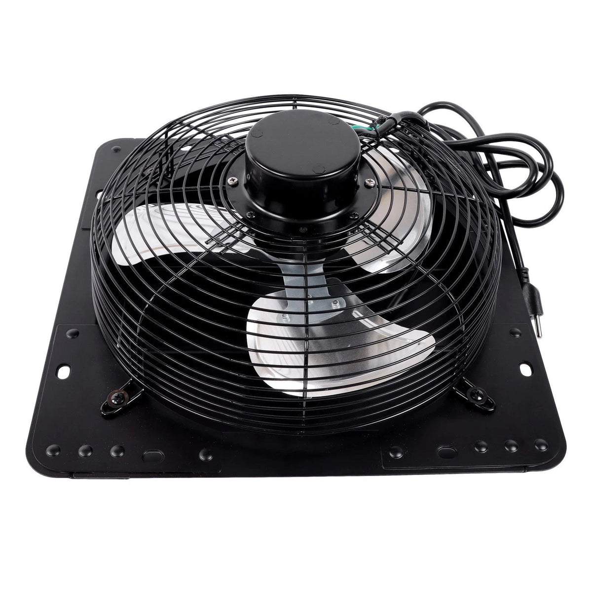 12'' Shutter Wall-Mount Attic Exhaust Fan High Speed 1600RPM (No Part Numbers)