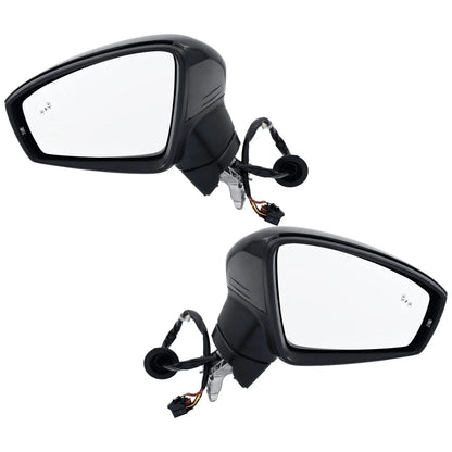 Set of 2 Heated Mirrors for VW Tiguan