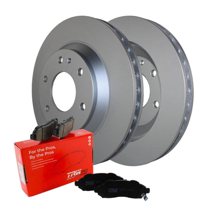 Front Brake Kit 305mm Rotors & TRW Pro Ceramic Pads for Buick Chevy GMC (2000–2009)