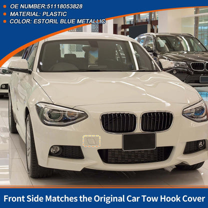Tow Hook Cover for BMW (2012–2019) No. 51118053828 Estoril Blue Metallic