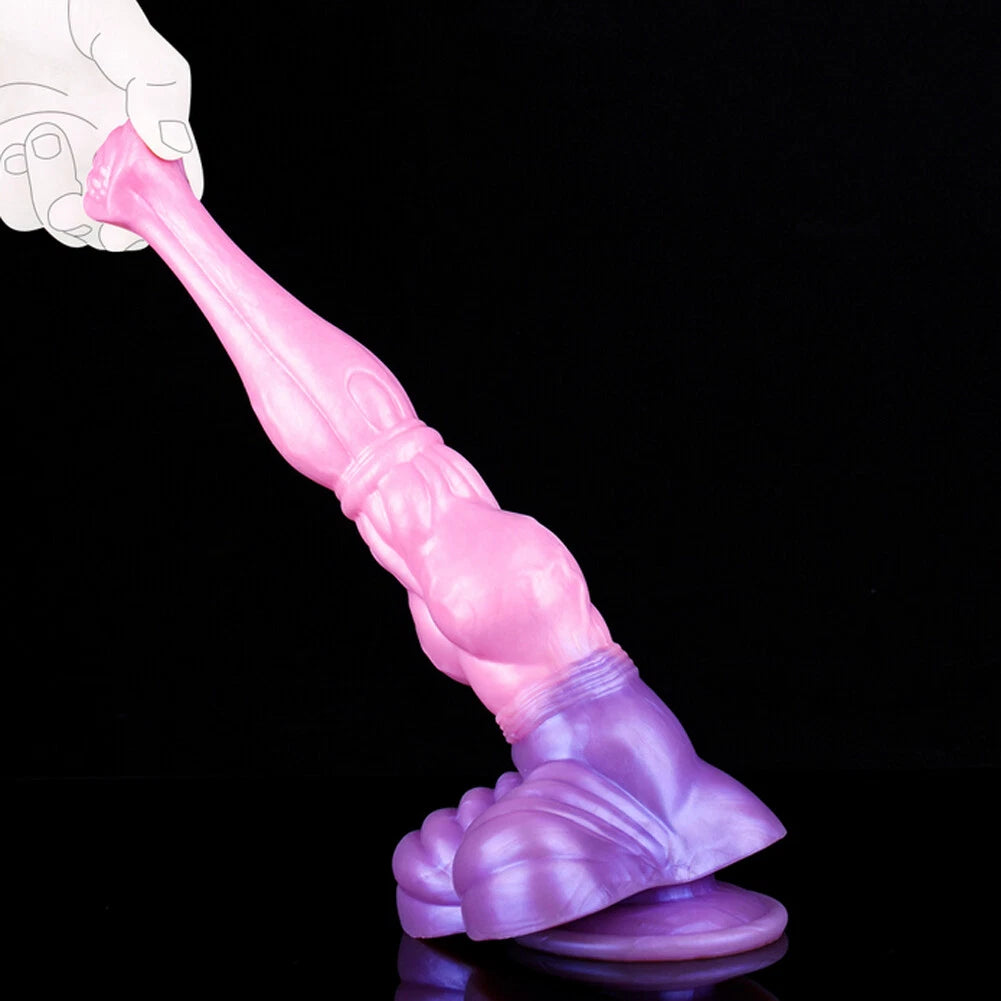 Fantasy Huge Knot Dildo for Adult Use (Silicone, Suction Cup)
