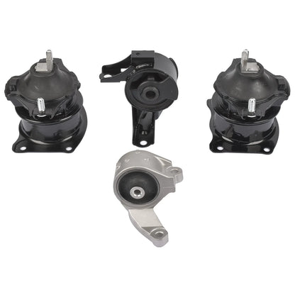 Set of 4 Engine and Transmission Mounts for Acura MDX (2007–2013)