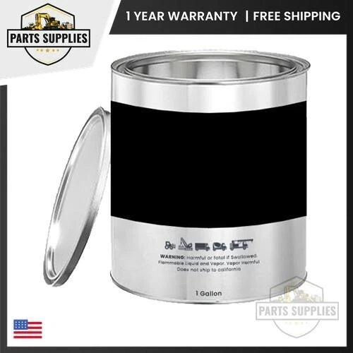 Matte Black Paint for Clark Forklift (1 Gallon)