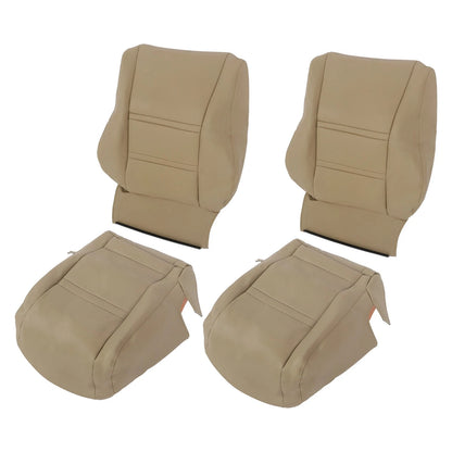 Set of 4 Leather Seat Covers for Toyota Land Cruiser (1990–1997) BCK16698K