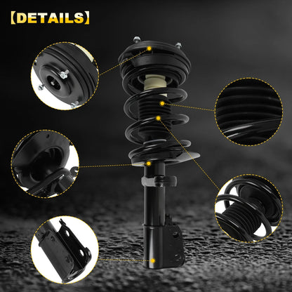 Set of 2 Front Complete Struts for Chrysler 300M, Concorde, Intrepid
