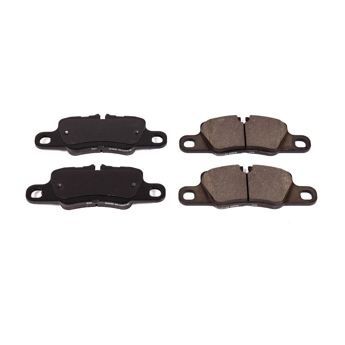 2X Powerstop Brake Pad Set Rear for Porsche Panamera 911 (2010–2019) 16-1417, SSCP1417