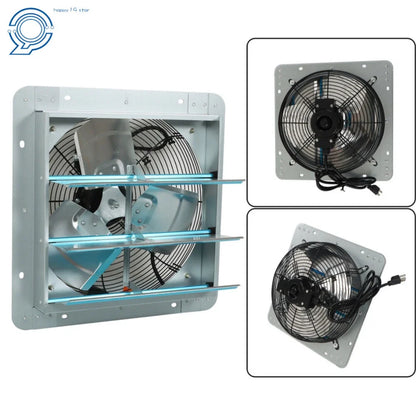 Shutter Exhaust Fan for Garage Shop (10" 12" 14" 16" 20")