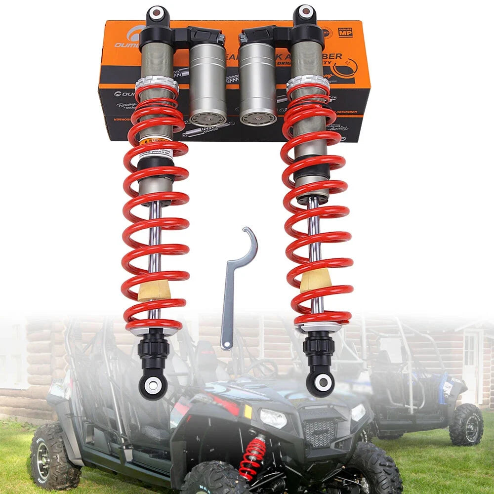 2X Stage 5 Reservoir Gas Front Shocks Absorber for Polaris RZR S 800 (2009–2014)