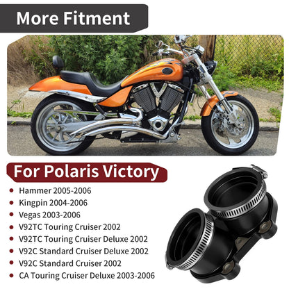 Throttle Body Adapter Boot for Polaris Victory Hammer Kingpin Vegas (2003–2017) 1253335
