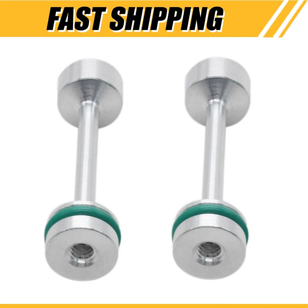 2X Billet Aluminum Oil Diverter Barbell for LS LS1 LS2 LS3 5.3 LSX LQ9 LS4