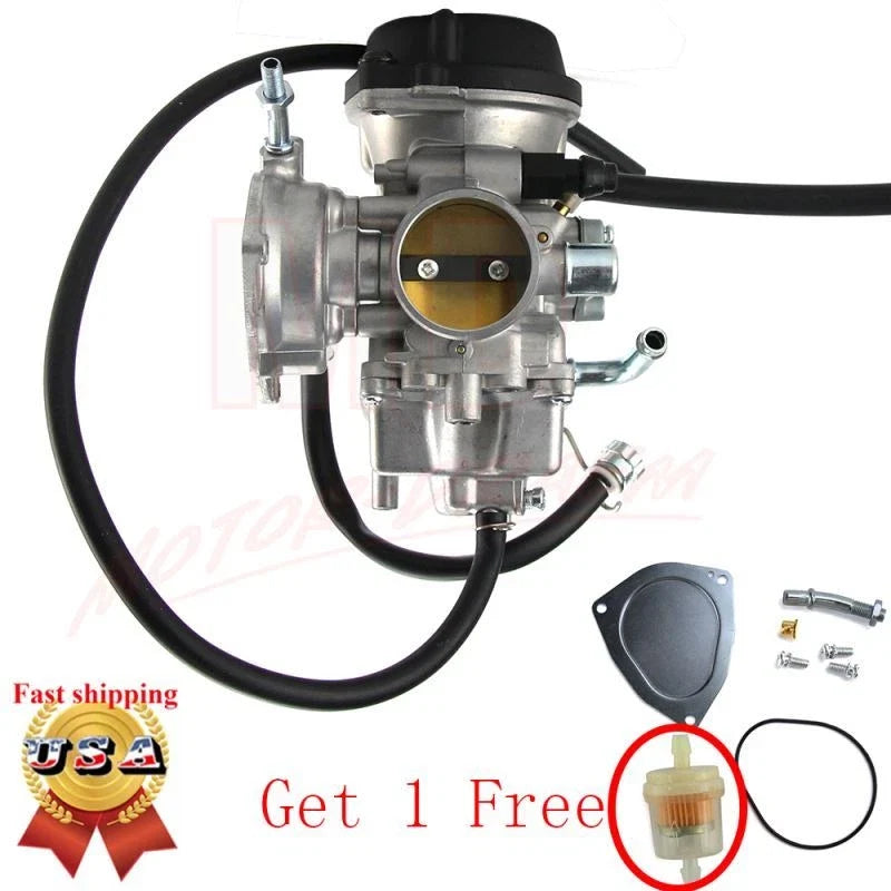 Carburetor with Fuel Valve Petcock for Suzuki LTZ400 LTZ 400 (2003–2007)