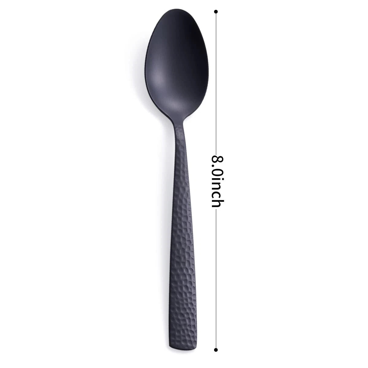 Matte Black Dinner Spoon Set of 6