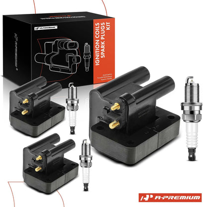 3X Ignition Coil & 6X Iridium Spark Plug for Hyundai Sonata (2002–2004) - 2731037100, C1516, UF-358