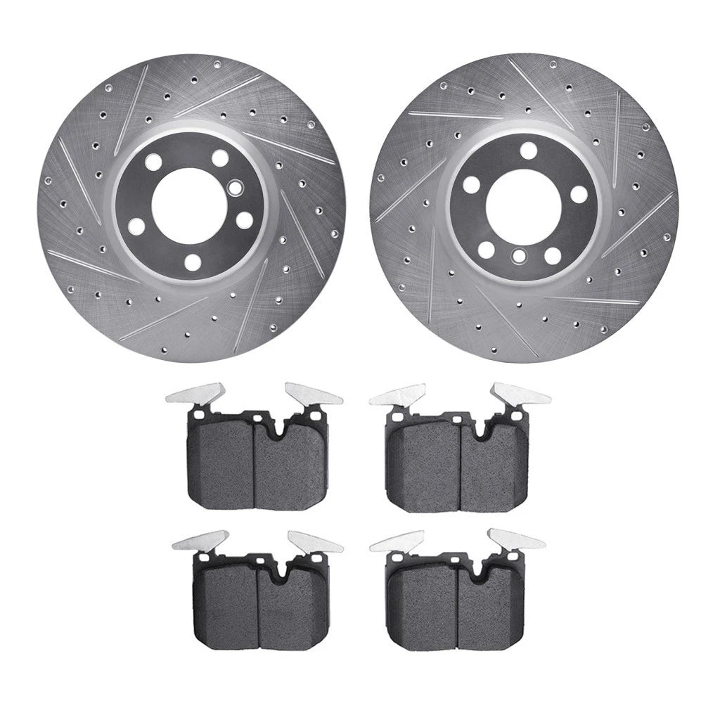 Rotor Set for BMW 328d xDrive (2014–2018) ALX-PAU-DF-7612-31092-CLA11