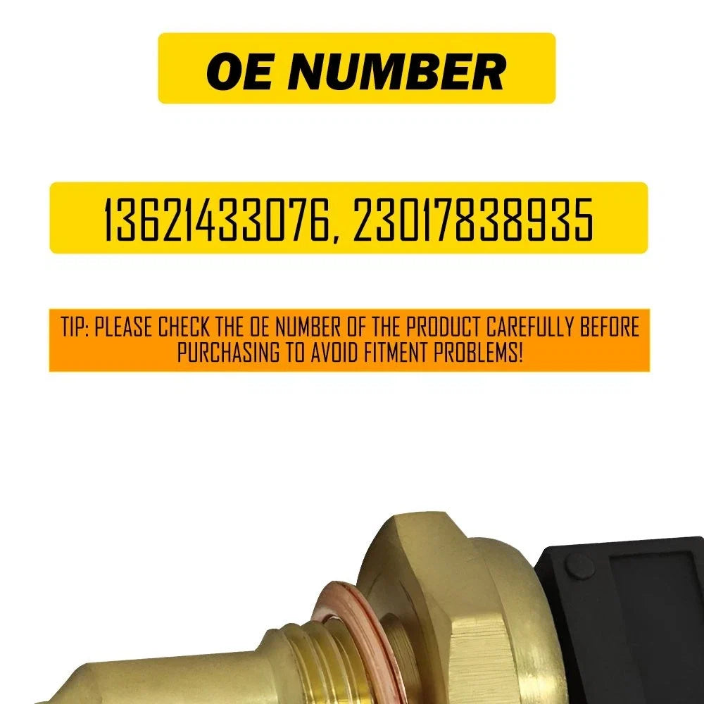 Coolant Temperature Sensor for BMW (2000–2023) 13621433076 23017838935