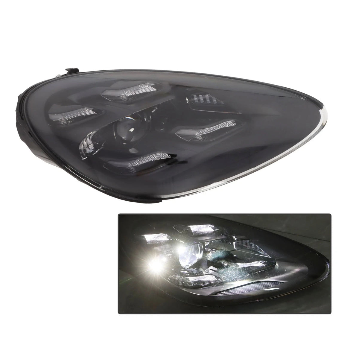 LED Pair Front Head Lamps Assembly for Porsche Cayenne (2011–2014)