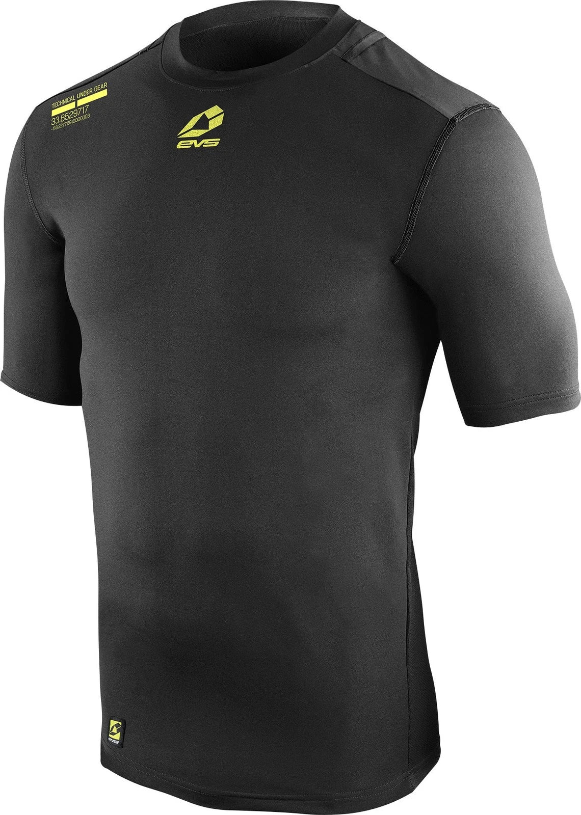 Short Sleeve Tug Shirt for EVS (Small, Black) TUGTOPSS-BK-S