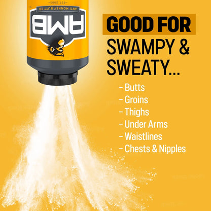 Anti Monkey Butt Body Powder for Talc-Free Use (8 Ounce)
