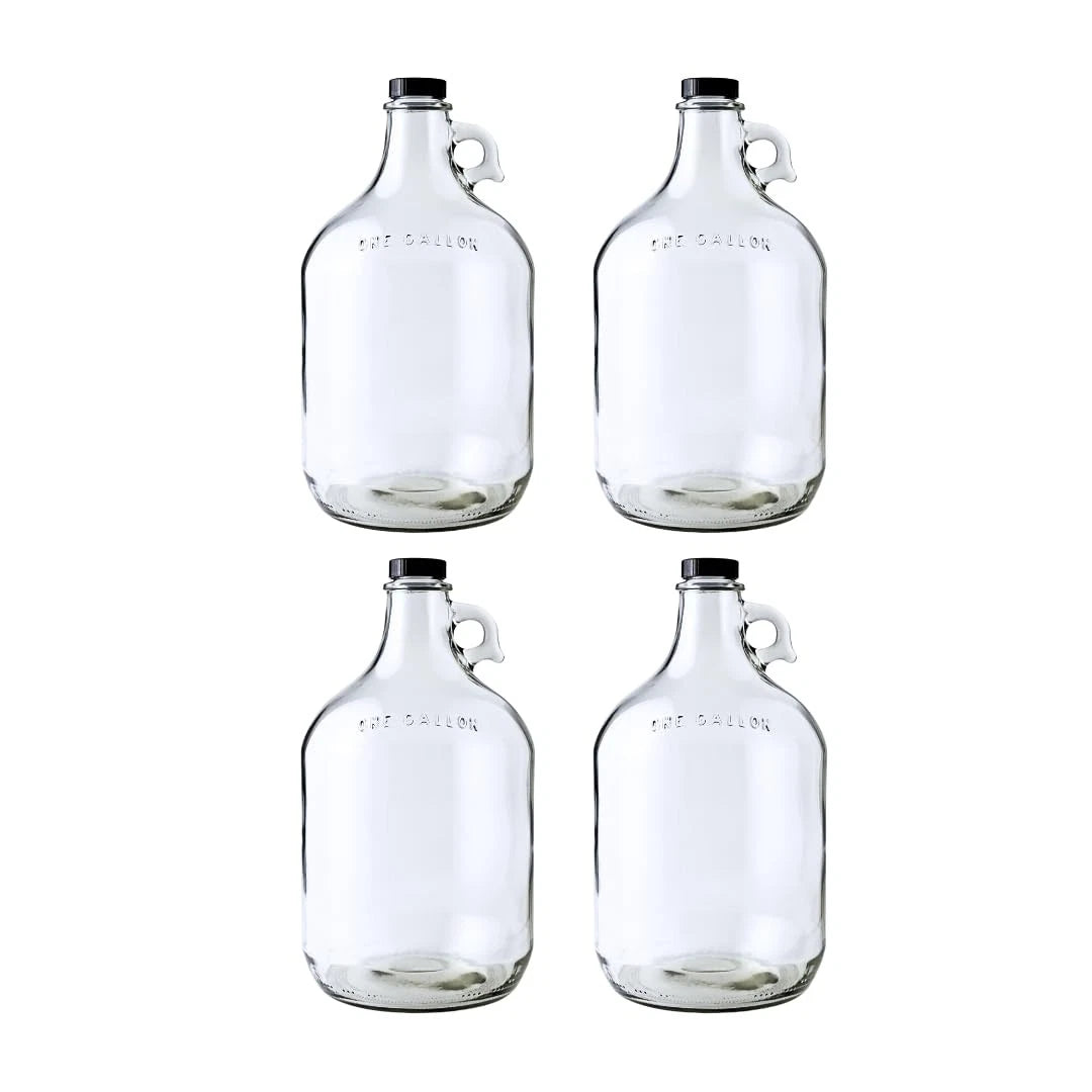 4-Pack Glass Jug Set for Fastrack (128 oz per bottle)