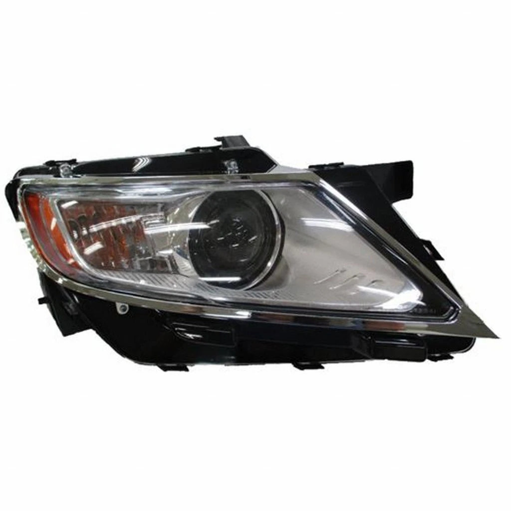 Headlight Assembly for Lincoln MKX (2011–2015) - Passenger Side, Chrome, LLX-FO2503318C-CL360A70, FO2503318