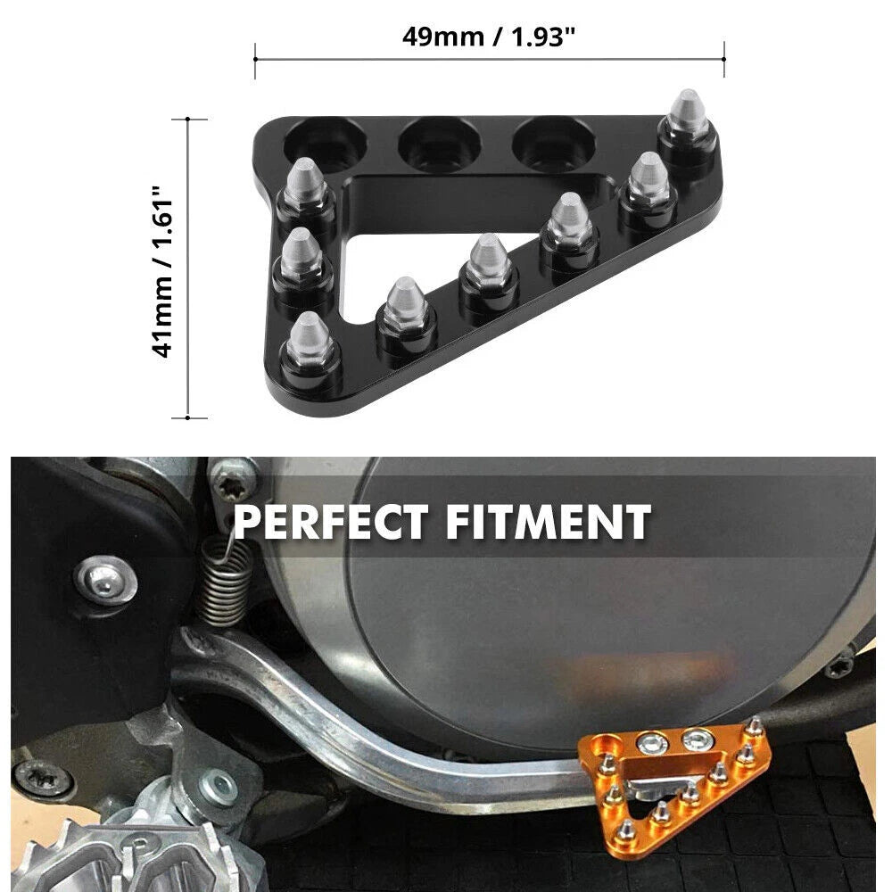 CNC Rear Brake Pedal Step Plate Tip for KTM 690/950/990/1050/1190/1290