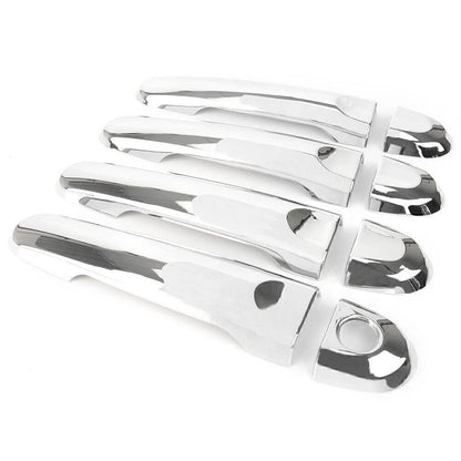 Chrome Door Handle Cover Trim for Nissan Sunny Versa (2014–2016)