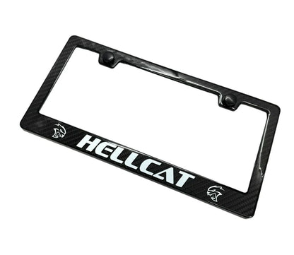 ABS License Plate Frame Real Carbon Fiber for Dodge Charger SRT Hellcat (2015–2023)