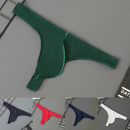 2X Male Bulge Pouch G String Thong Underwear for Nightclub Events