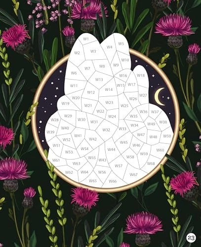 Sticker by Number: Enchanted Forest (24 Images)