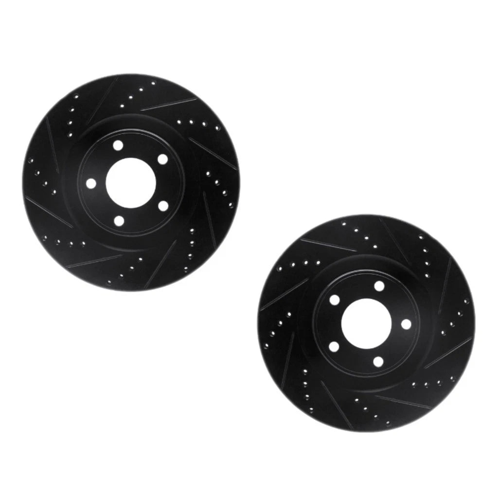 Rotor Set for Ford Edge (2007–2014) | Drilled and Slotted | ALX-PAU-DF-8002-54051-CLA1