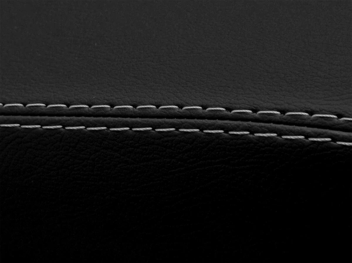 Leather Console Lid Armrest Cover for Nissan Maxima (1997–1999) Gray Stitch