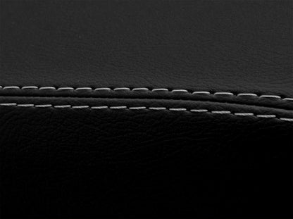 Leather Console Lid Armrest Cover for Nissan Maxima (1997–1999) Gray Stitch