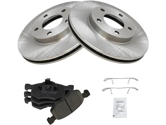 Front Brake Pad and Rotor Kit for Mazda Tribute (2001–2004) TW738HZ