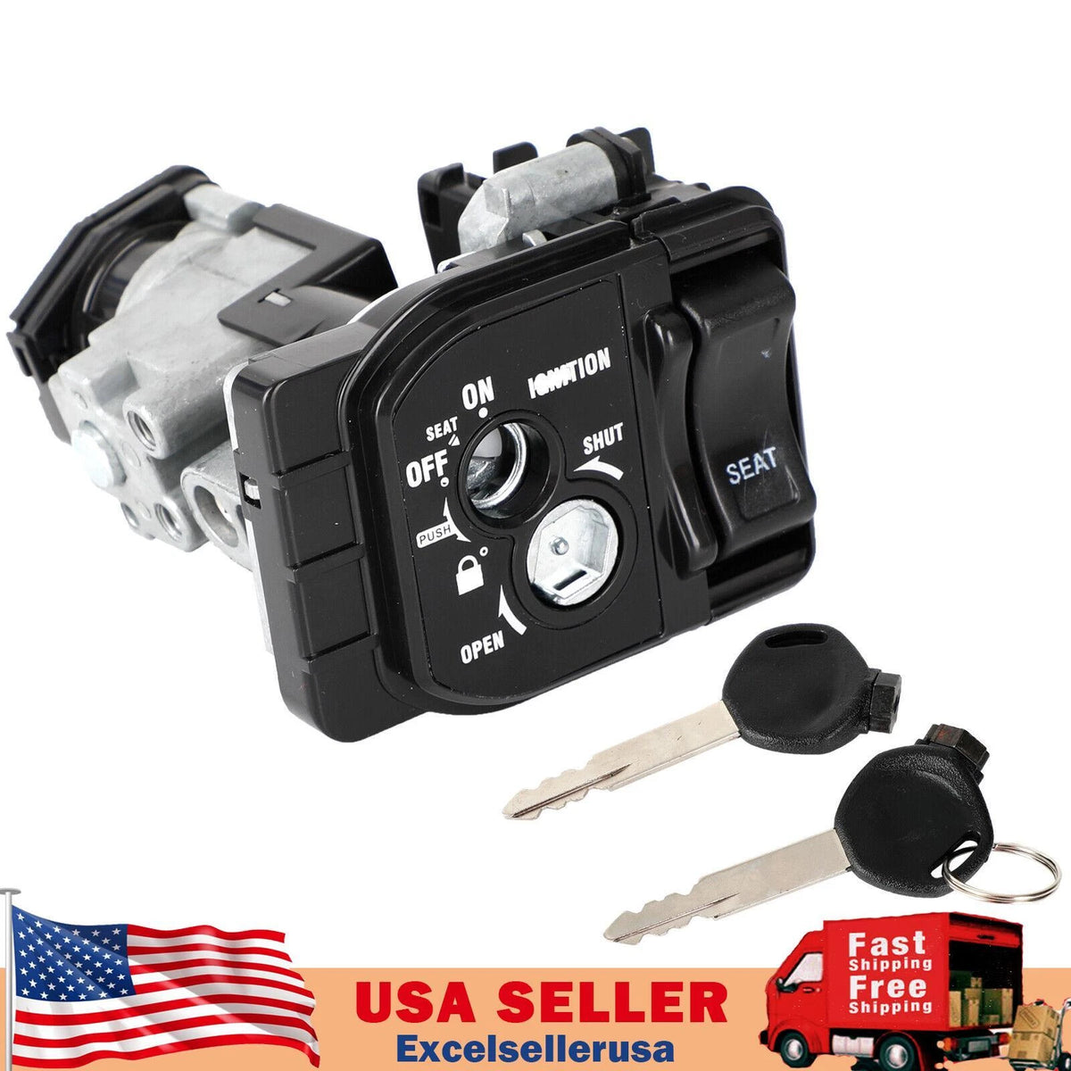 Set of 2 Ignition Switch Seat Lock for Honda Vario 150 Fi (2015–2016) 3501A-K59-A10