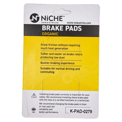 Set of 4 Brake Pads for Harley-Davidson Street Glide Dyna (519-KPA2491D, 44082-00E)