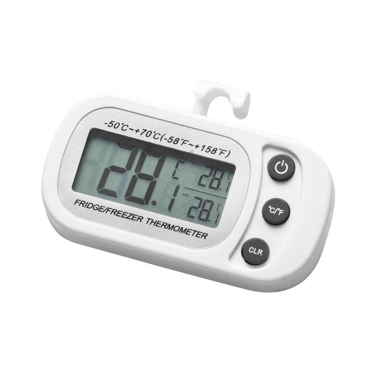 LCD Refrigerator Freezer Thermometer with Hook Meter