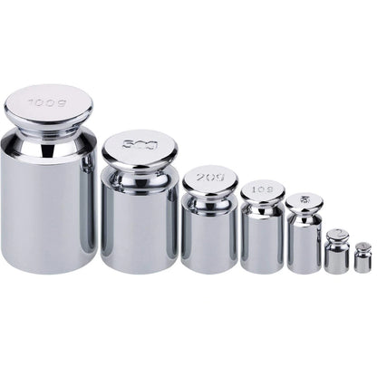 7 PCS Calibration Weights Set for Scale (1g, 2g, 5g, 10g, 20g, 50g)
