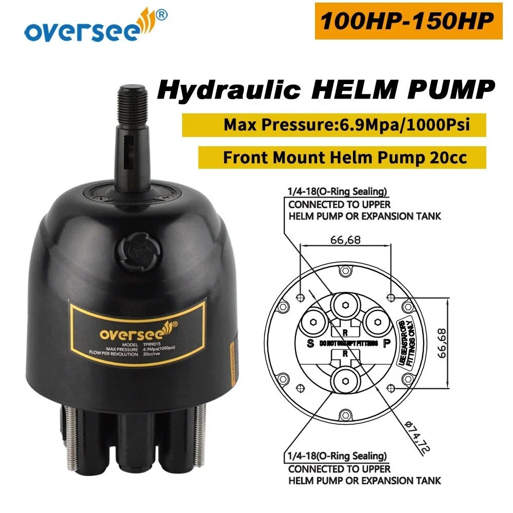 Hydraulic Helm Outboard Steering Pump 20CC MAX for