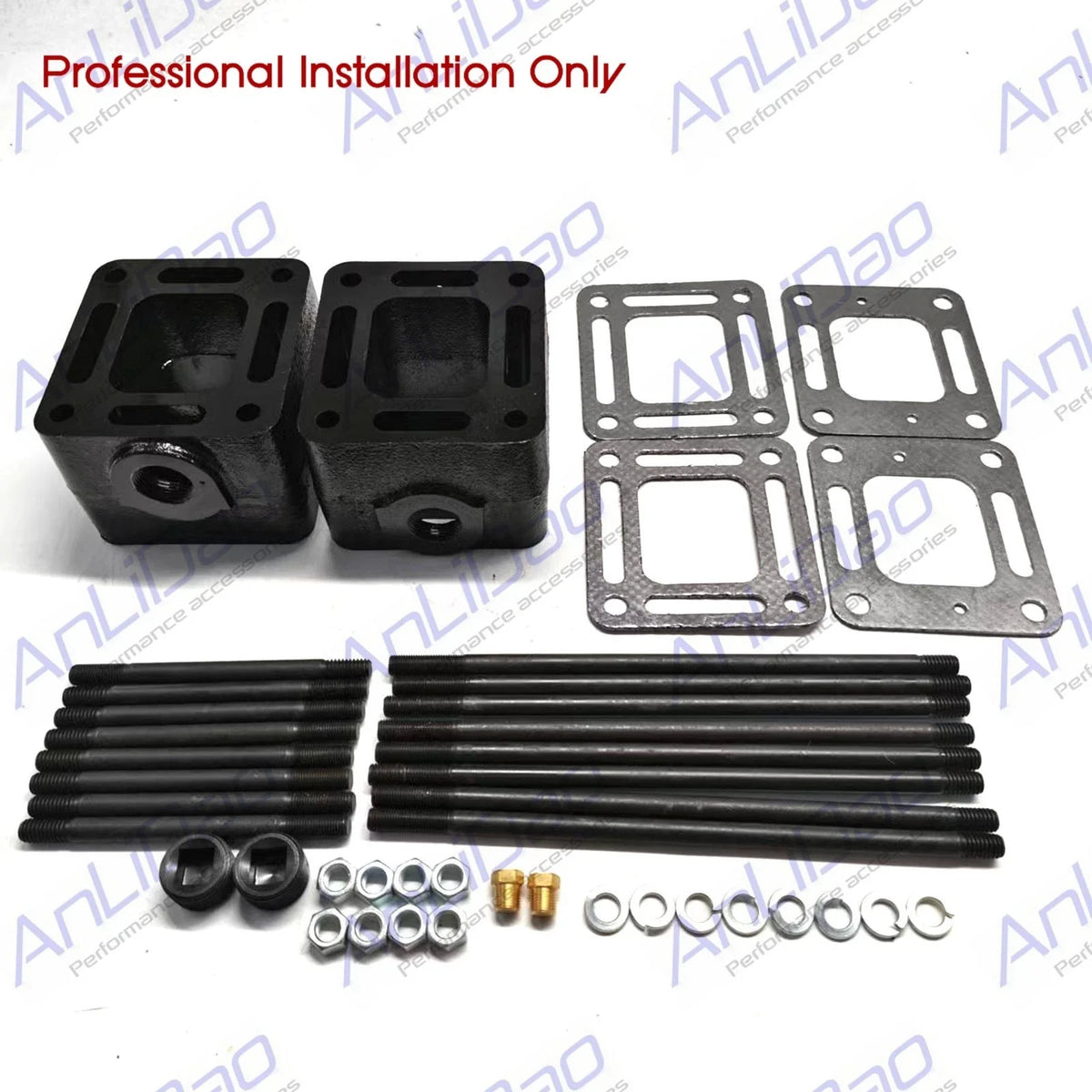 Exhaust Manifold Riser Spacer Kit for MerCruiser (MC2093320A3, 3320, 93320A13)