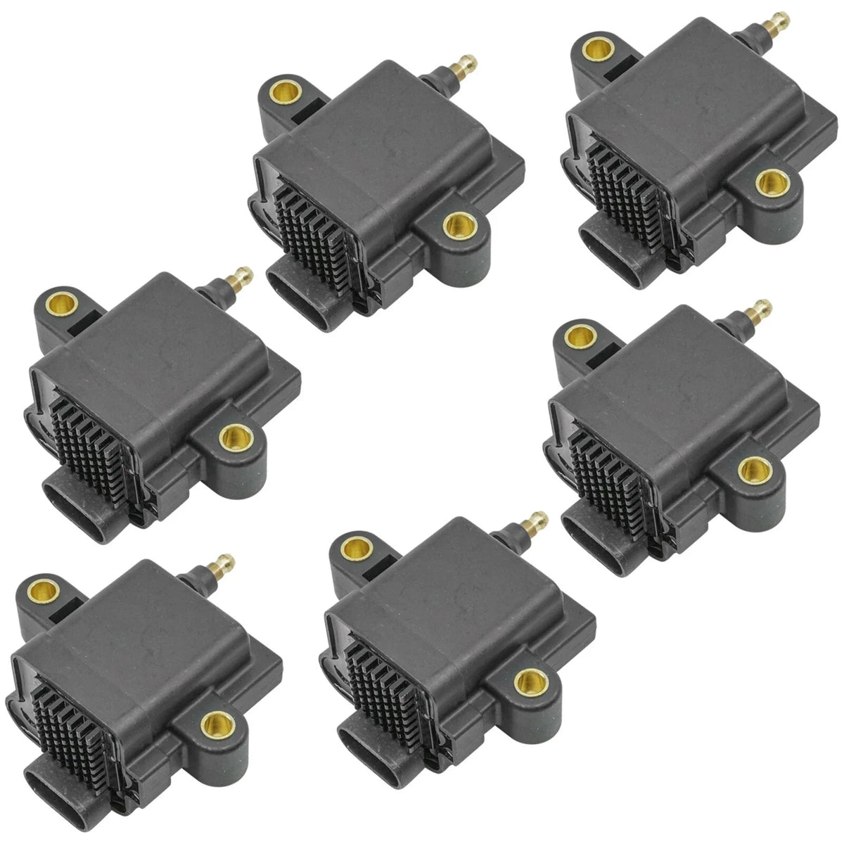 6-Pack Ignition Coils for Mercury Outboard 200 225 250 HP Pro XS 3.0L DFI