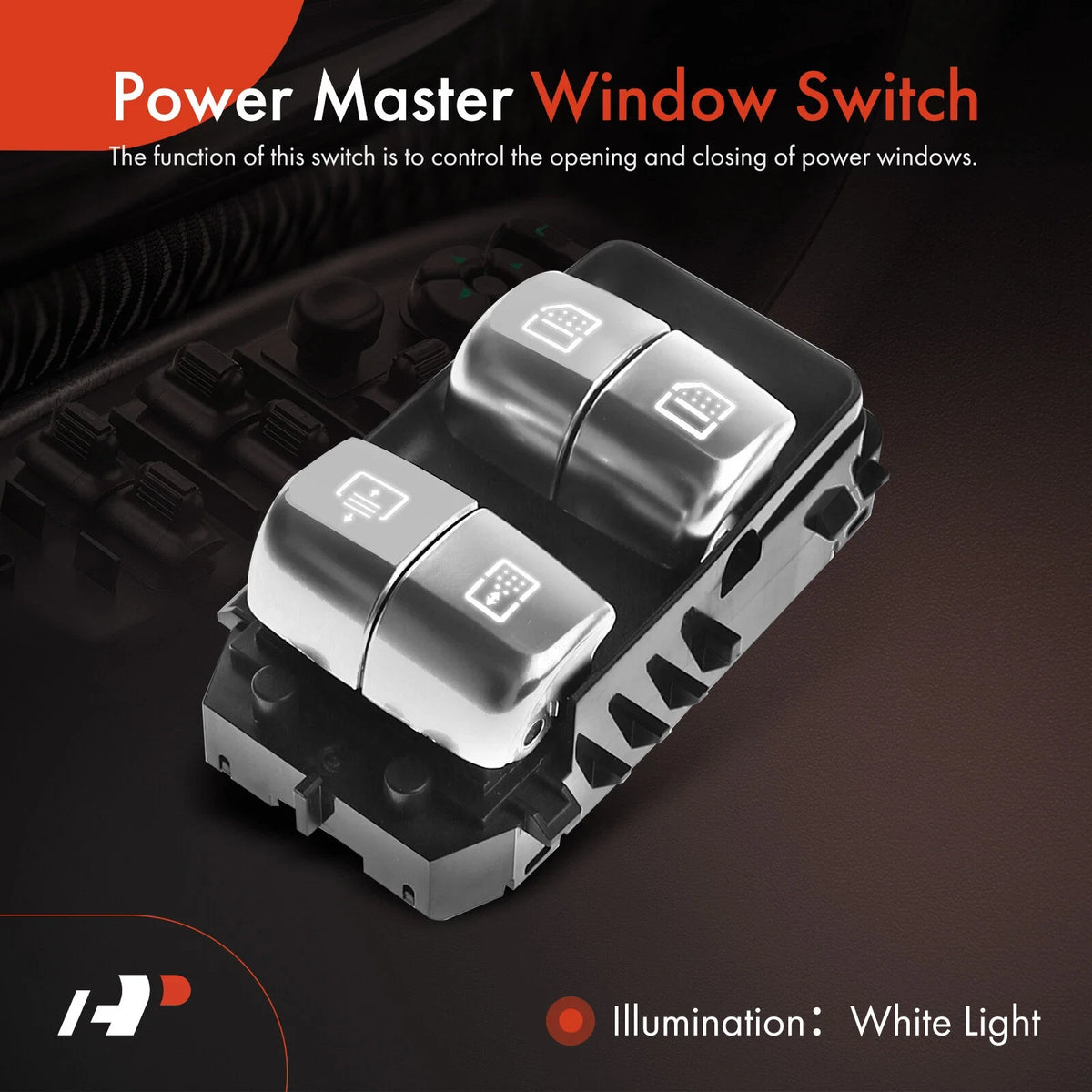 Rear Right Power Window Switch for Mercedes-Benz S550 S600 S63 (2014–2017)