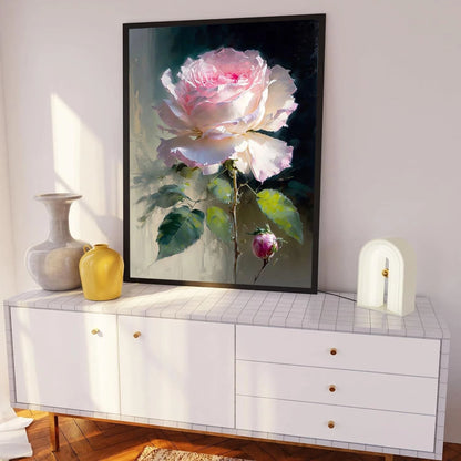 Rose Paint by Numbers for Adults - Flower Frameless (MT12365)