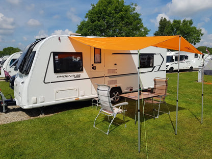Awning Canopy for Caravan Campervan (2.4m x 3m) - Orange