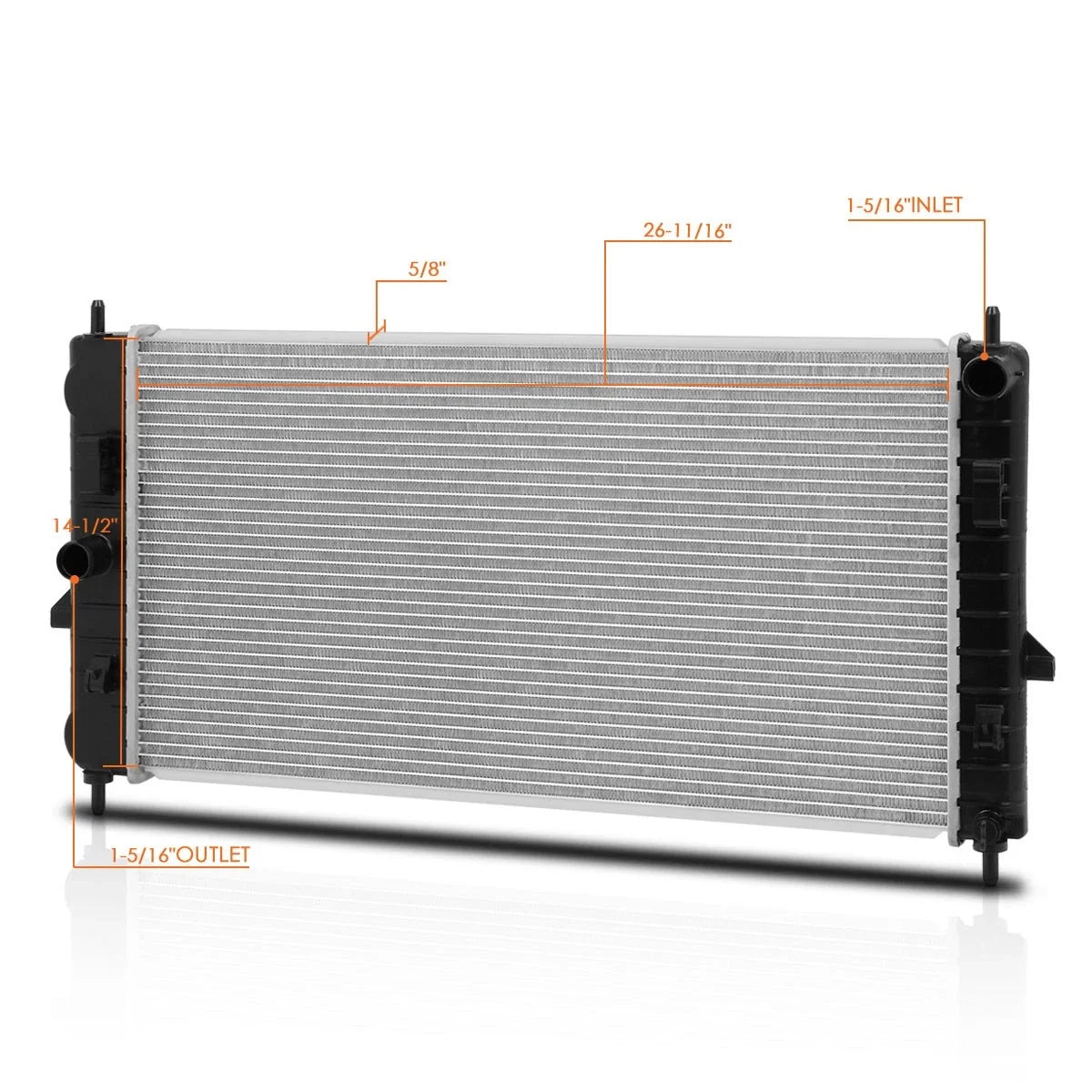 Aluminum Radiator for Chevy Cobalt/Pontiac G5 (2005–2010) DPI-13042