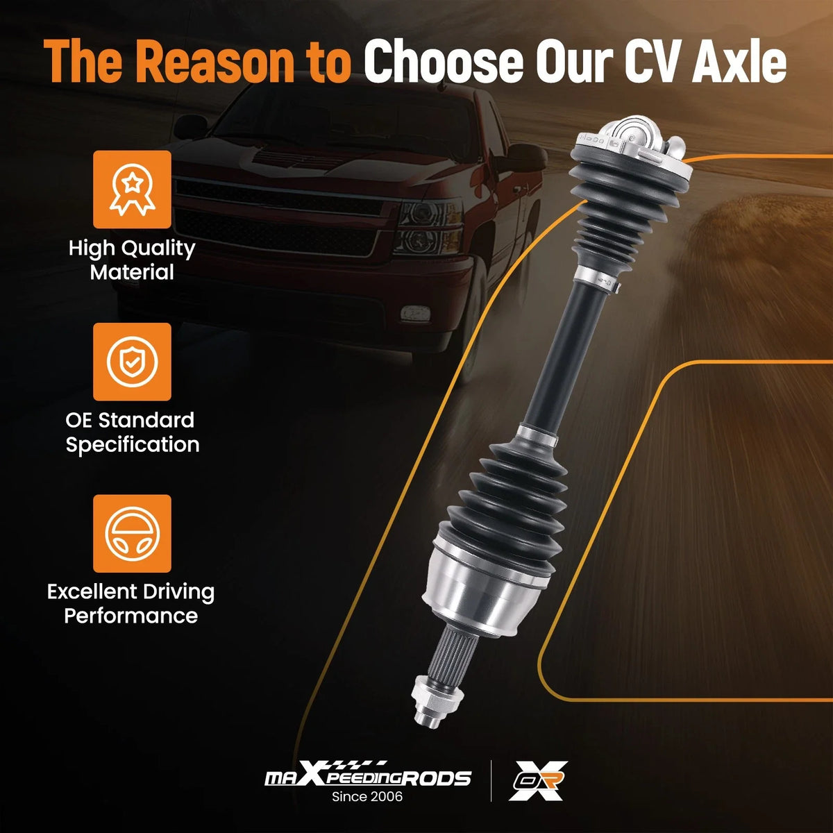 CV Axle Assembly for Ram ProMaster City (2015–2022) 2.4L