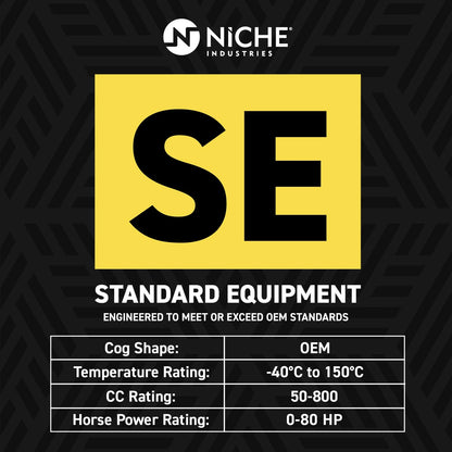 NICHE SE Drive Belt for Arctic Cat Prowler Pro Hauler Crew (2019–2021) 0823-627, 519-CDB2332T