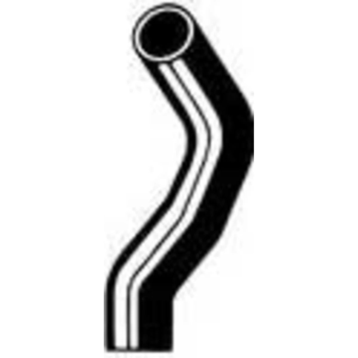 Lower Radiator Hose for Ford Mustang, Alfa Romeo Milano (1975–1978) 20922, 22089M, 70857