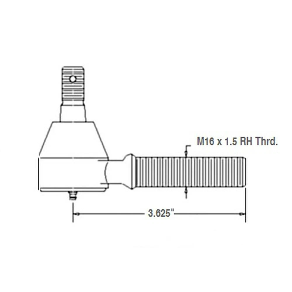 Tie Rod End for Kubota Equipment (Compatible)