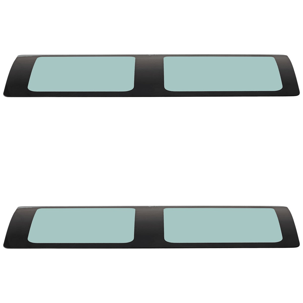 Set of 2 Rear Door Glasses for Chevy Savana 2500
